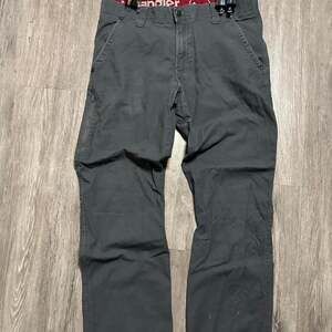 Wrangler ATG Hiking Pants, Dark Gray Utility Outdoor Trousers, Size 33